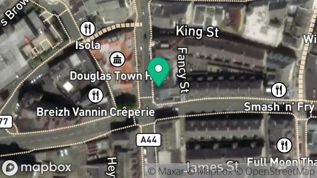 Map showing 24, RIDGEWAY STREET, DOUGLAS, ISLE OF MAN, IM1 1EL