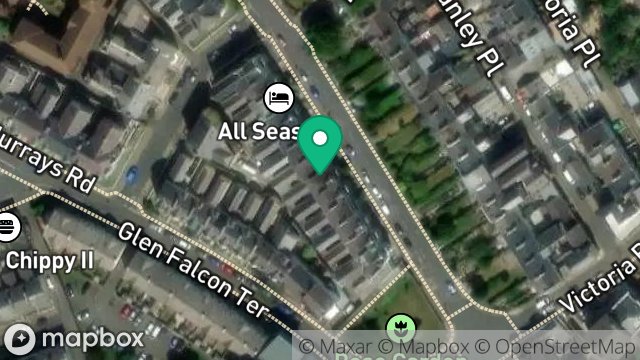 Map showing 6, CLIFTON TERRACE, DOUGLAS, ISLE OF MAN, IM2 3HU