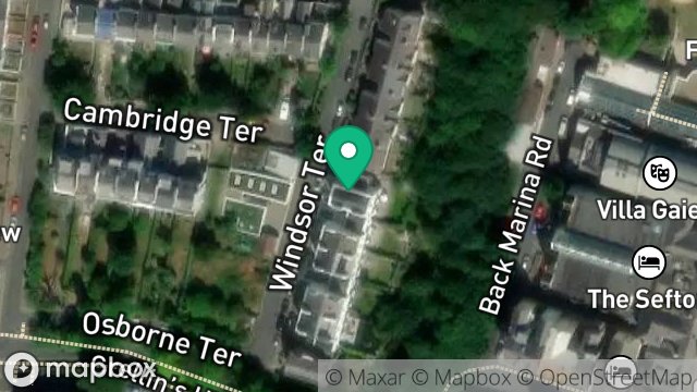 Map showing 6, WINDSOR TERRACE, DOUGLAS, ISLE OF MAN, IM1 3LU