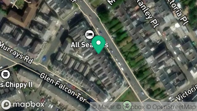 Map showing LANDLORDS, LOREEN HOUSE, 7, CLIFTON TERRACE, DOUGLAS, ISLE OF MAN, IM2 3HU