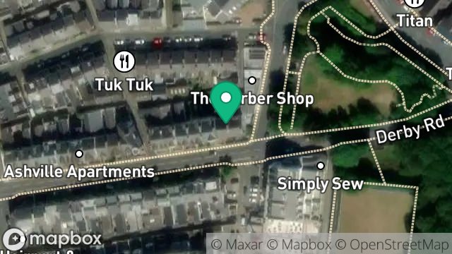 Map showing 4, DERBY ROAD, DOUGLAS, ISLE OF MAN, IM2 3ET