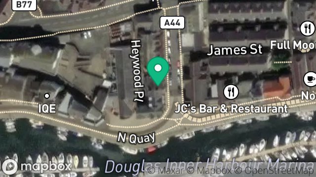 Map showing 3, RIDGEWAY STREET, DOUGLAS, ISLE OF MAN, IM1 1EW