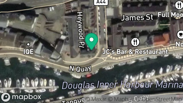 Map showing LITTLE FISH, 31, NORTH QUAY, DOUGLAS, ISLE OF MAN, IM1 4LD