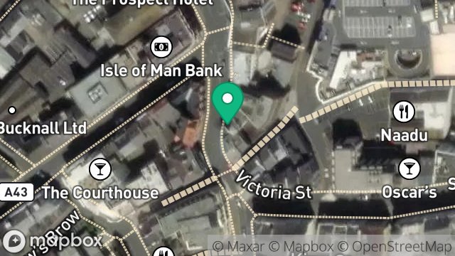 Map showing APPETITES, 6, PROSPECT HILL, DOUGLAS, ISLE OF MAN, IM1 1EJ