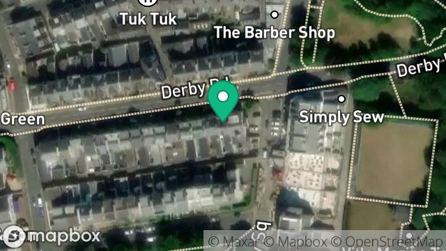 Map showing 5, DERBY ROAD, DOUGLAS, ISLE OF MAN, IM2 3ES