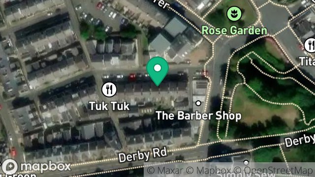 Map showing 7, FALCON STREET, DOUGLAS, ISLE OF MAN, IM2 3EZ