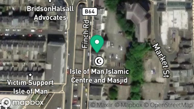 Map showing GROUND FLOOR OFFICES, 22, FINCH ROAD, DOUGLAS, ISLE OF MAN, IM1 2PS