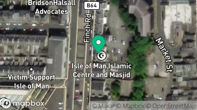 Map showing 20, FINCH ROAD, DOUGLAS, ISLE OF MAN, IM1 2PS