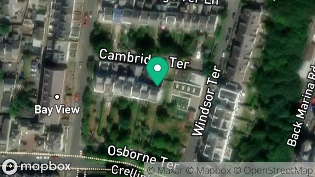 Map showing 7, OSBORNE TERRACE, DOUGLAS, ISLE OF MAN, IM1 3LH