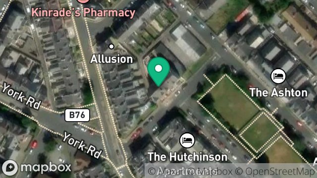 Map showing 18, HUTCHINSON SQUARE, DOUGLAS, ISLE OF MAN, IM2 4HS