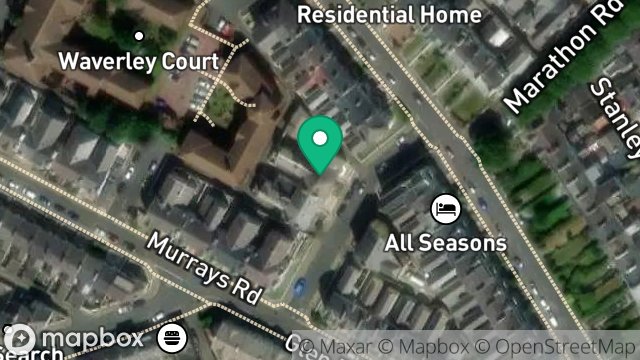 Map showing PUMULA, 3, PRINCES AVENUE, DOUGLAS, ISLE OF MAN, IM2 3JB