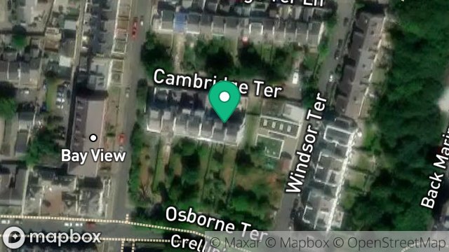 Map showing MORENO HOUSE, 6, OSBORNE TERRACE, DOUGLAS, ISLE OF MAN, IM1 3LH