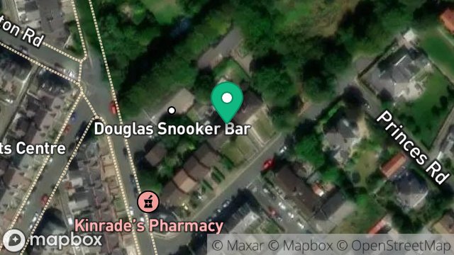 Map showing CONISTER VIEW, LOWER DUKES ROAD, DOUGLAS, ISLE OF MAN, IM2 4BH