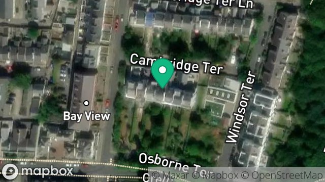 Map showing 4, OSBORNE TERRACE, DOUGLAS, ISLE OF MAN, IM1 3LH