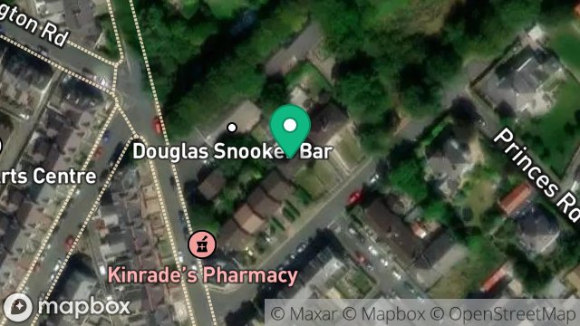 Map showing CARRAGHAN, LOWER DUKES ROAD, DOUGLAS, ISLE OF MAN, IM2 4BH