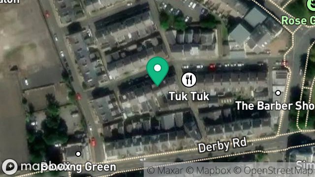 Map showing 25, FALCON STREET, DOUGLAS, ISLE OF MAN, IM2 3EZ