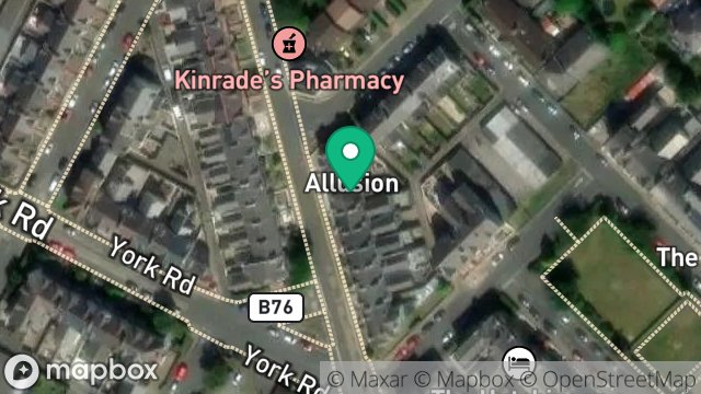 Map showing SHOP, 7, LAURESTON TERRACE, DOUGLAS, ISLE OF MAN, IM2 5DH