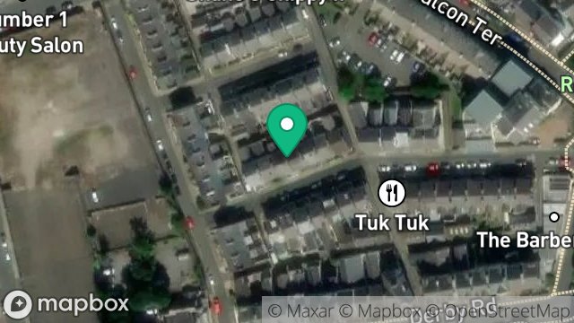 Map showing 24, FALCON STREET, DOUGLAS, ISLE OF MAN, IM2 3HA