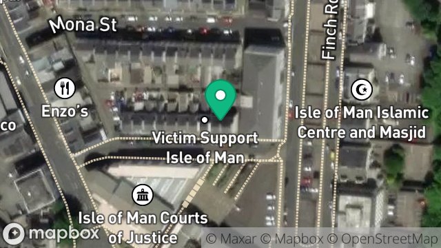 Map showing KINLEY LEGAL, 4, ALBERT STREET, DOUGLAS, ISLE OF MAN, IM1 2QA