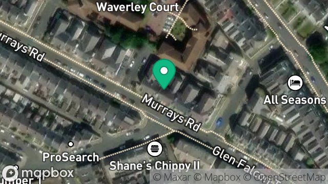 Map showing 32, MURRAYS ROAD, DOUGLAS, ISLE OF MAN, IM2 3HP