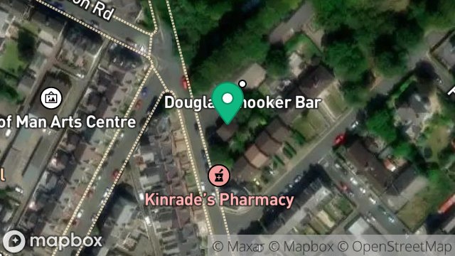 Map showing TRAIGH LI, BALLAQUAYLE ROAD, DOUGLAS, ISLE OF MAN, IM2 5DF