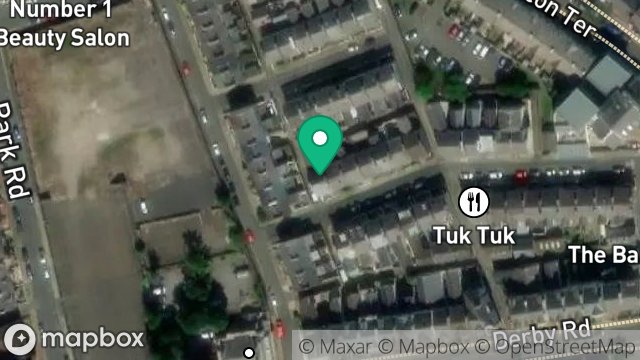 Map showing 28, FALCON STREET, DOUGLAS, ISLE OF MAN, IM2 3HA