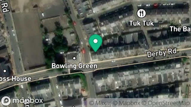 Map showing 32, DERBY ROAD, DOUGLAS, ISLE OF MAN, IM2 3ET