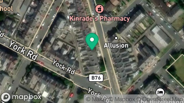 Map showing 4, CROSBY TERRACE, DOUGLAS, ISLE OF MAN, IM2 5DG