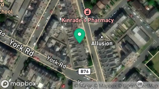 Map showing 5, CROSBY TERRACE, DOUGLAS, ISLE OF MAN, IM2 5DG