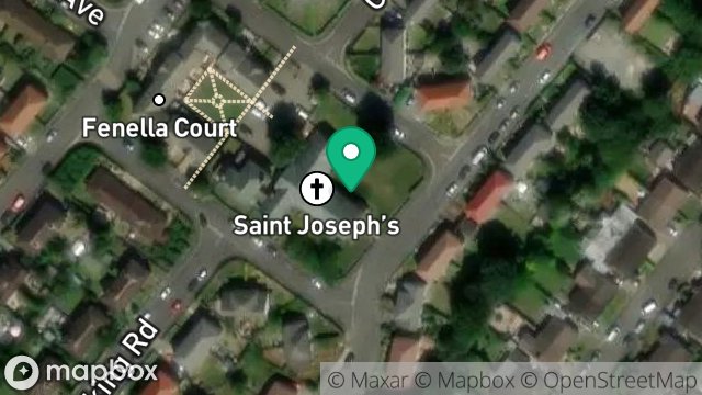 Map showing ST JOSEPHS NURSERY, SNAEFELL ROAD, DOUGLAS, ISLE OF MAN, IM2 6PD