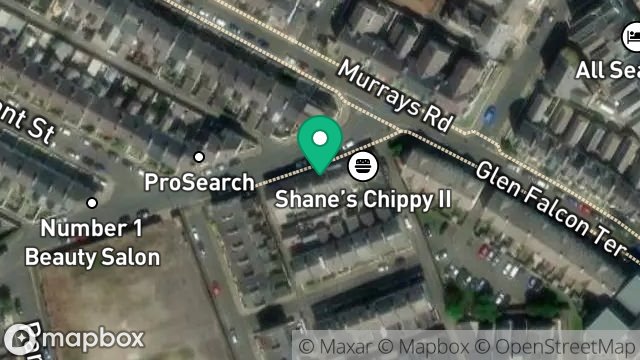 Map showing 4, BATHURST STREET, DOUGLAS, ISLE OF MAN, IM2 3HH