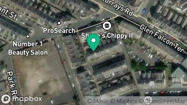 Map showing 3, GRAFTON STREET, DOUGLAS, ISLE OF MAN, IM2 3HD
