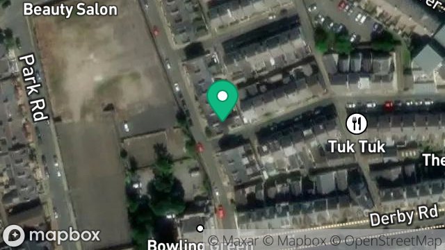 Map showing 10, MELBOURNE STREET, DOUGLAS, ISLE OF MAN, IM2 3HB