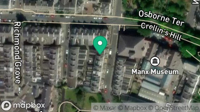 Map showing 6, KINGSWOOD GROVE, DOUGLAS, ISLE OF MAN, IM1 3LX