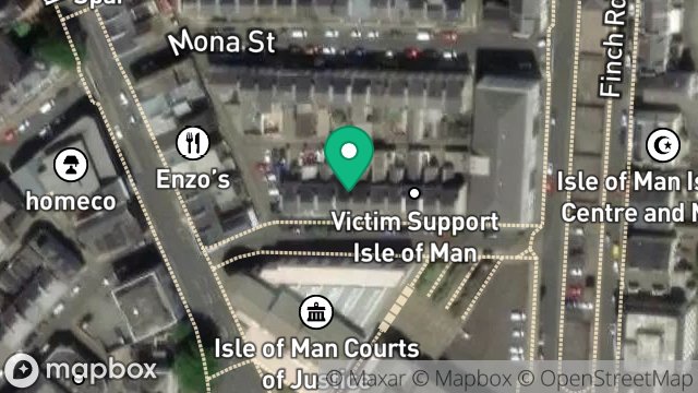 Map showing 14, ALBERT STREET, DOUGLAS, ISLE OF MAN, IM1 2QA