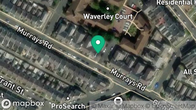 Map showing SHOP, 38, MURRAYS ROAD, DOUGLAS, ISLE OF MAN, IM2 3HW