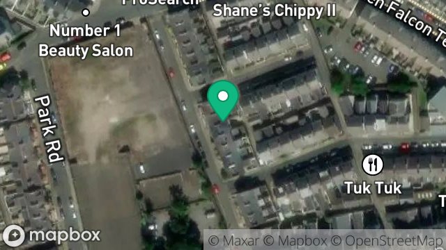 Map showing 18, MELBOURNE STREET, DOUGLAS, ISLE OF MAN, IM2 3HB