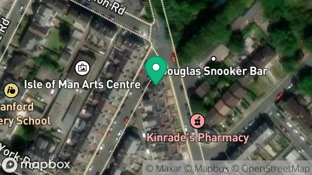 Map showing 17, CROSBY TERRACE, DOUGLAS, ISLE OF MAN, IM2 5DG