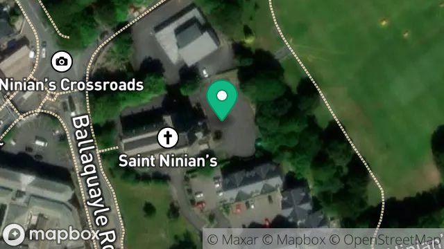 Map showing ST NINIANS CHURCH HALL, ST NINIANS ROAD, DOUGLAS, ISLE OF MAN, IM2 4BE