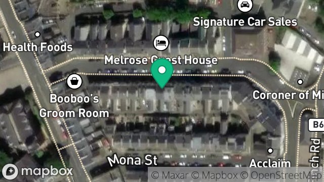 Map showing 15, CHRISTIAN ROAD, DOUGLAS, ISLE OF MAN, IM1 2QH