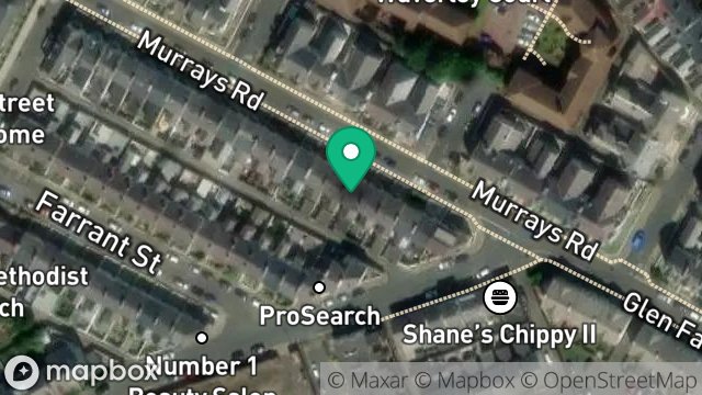 Map showing 13, MURRAYS ROAD, DOUGLAS, ISLE OF MAN, IM2 3HJ