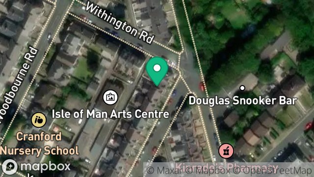 Map showing 35, PALATINE ROAD, DOUGLAS, ISLE OF MAN, IM2 3BQ