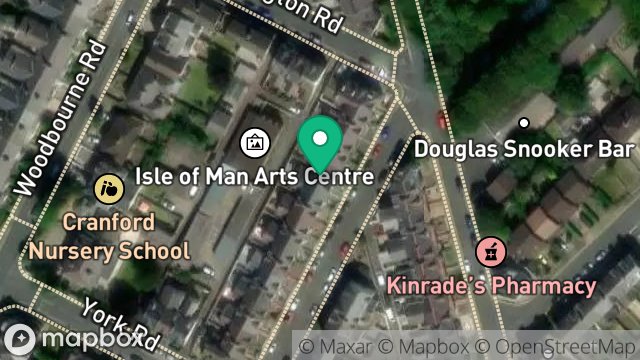 Map showing 27, PALATINE ROAD, DOUGLAS, ISLE OF MAN, IM2 3BQ