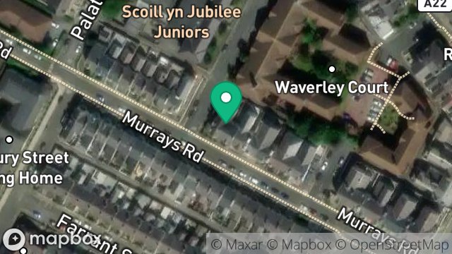 Map showing 50-52, MURRAYS ROAD, DOUGLAS, ISLE OF MAN, IM2 3HW