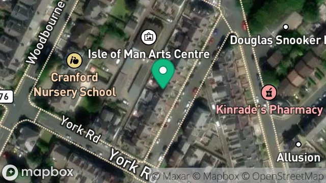 Map showing 17, PALATINE ROAD, DOUGLAS, ISLE OF MAN, IM2 3BQ