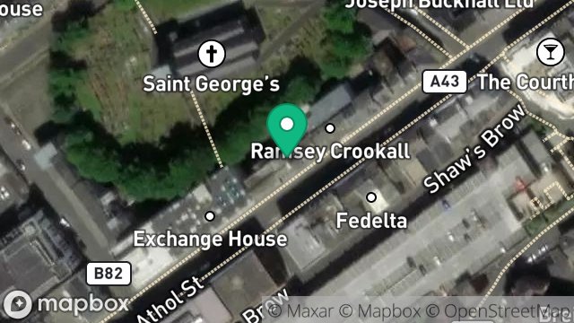 Map showing 48, ATHOL STREET, DOUGLAS, ISLE OF MAN, IM1 1JB