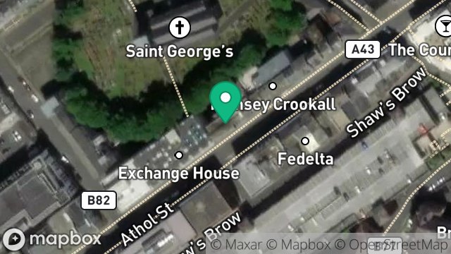 Map showing 50, ATHOL STREET, DOUGLAS, ISLE OF MAN, IM1 1JB