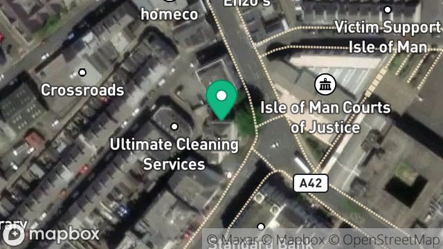 Map showing KELLY LUFT STANLEY & ASHTON, 2, SYDNEY MOUNT, DOUGLAS, ISLE OF MAN, IM1 3DB