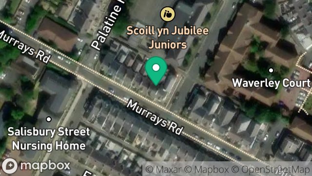 Map showing 56, MURRAYS ROAD, DOUGLAS, ISLE OF MAN, IM2 3HN