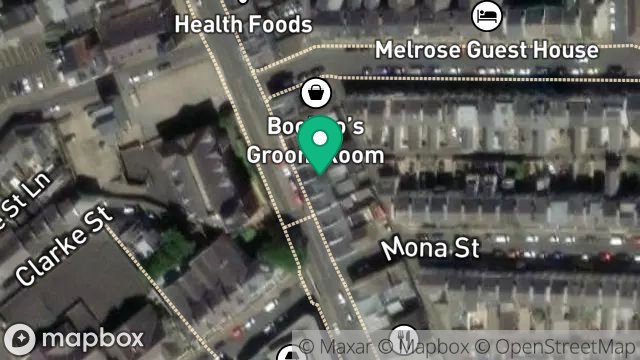Map showing WHILO, 70, BUCKS ROAD, DOUGLAS, ISLE OF MAN, IM1 3AF